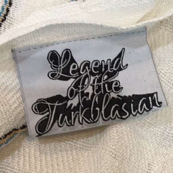 𝅺LEGEND of Turkblasian Handloom 100% Cotton Scarf With Tassels - Picture 5 of 5
